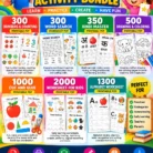 Kids Printable Worksheets Bundle – 5,750+ Learning PDFs